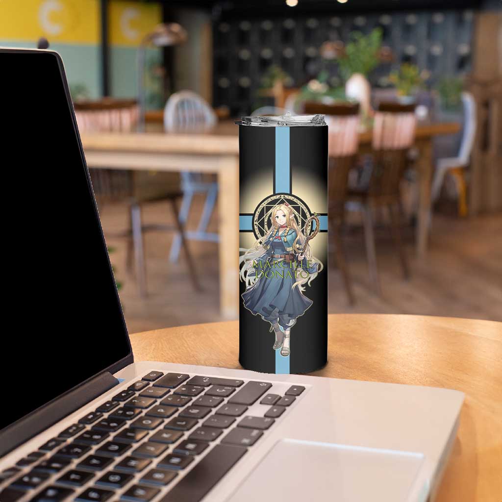 Marcille Donato Elf Mage Skinny Tumbler Fantasy Anime Illustration Style