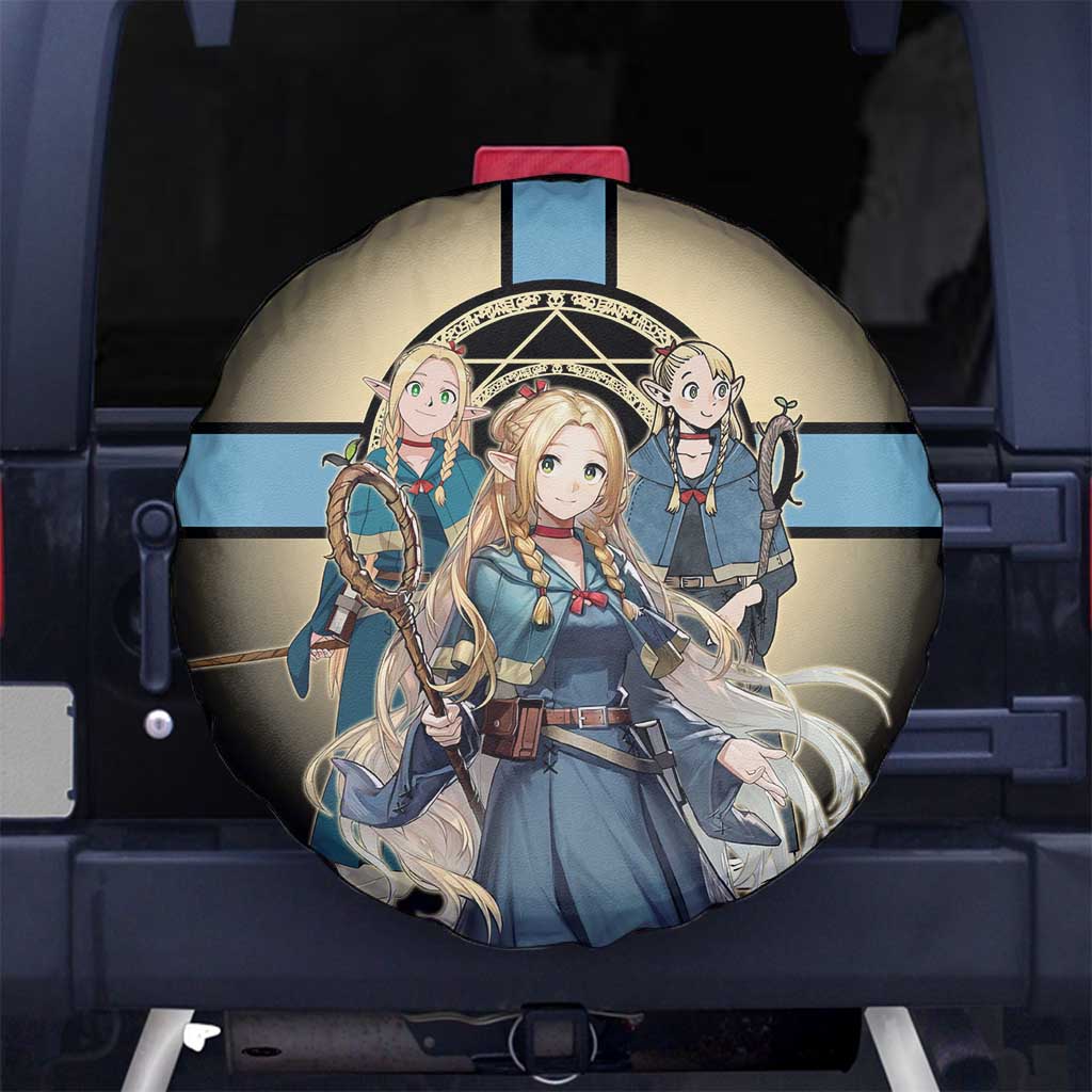 Marcille Donato Elf Mage Spare Tire Cover Fantasy Anime Illustration Style