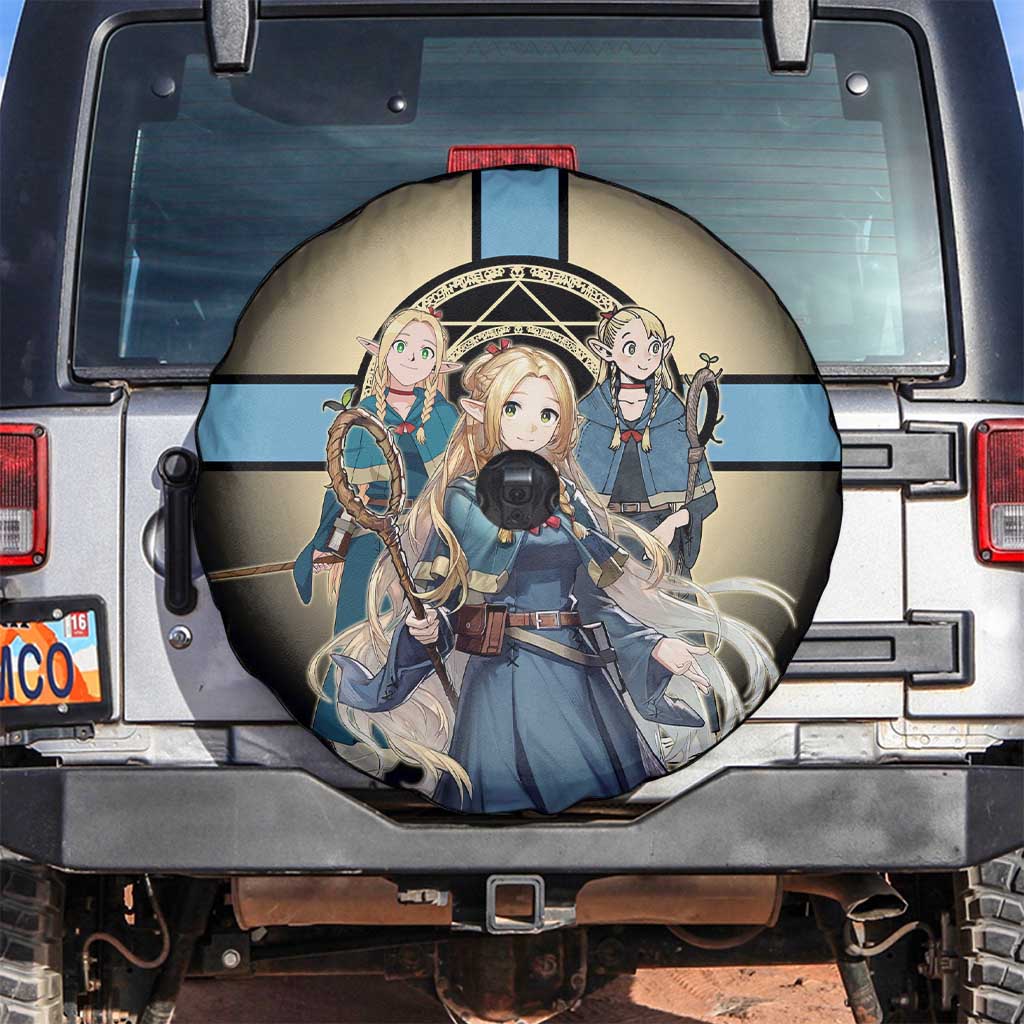 Marcille Donato Elf Mage Spare Tire Cover Fantasy Anime Illustration Style