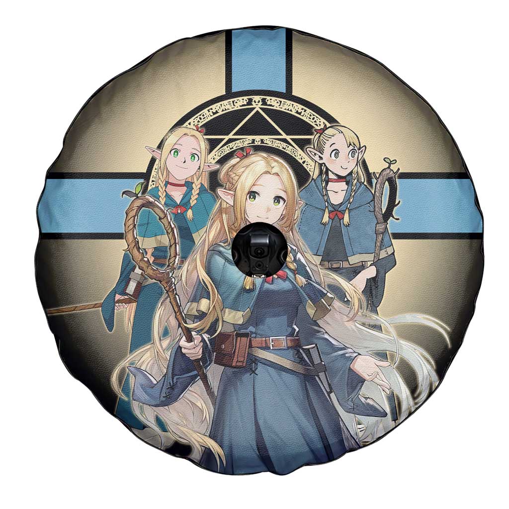 Marcille Donato Elf Mage Spare Tire Cover Fantasy Anime Illustration Style