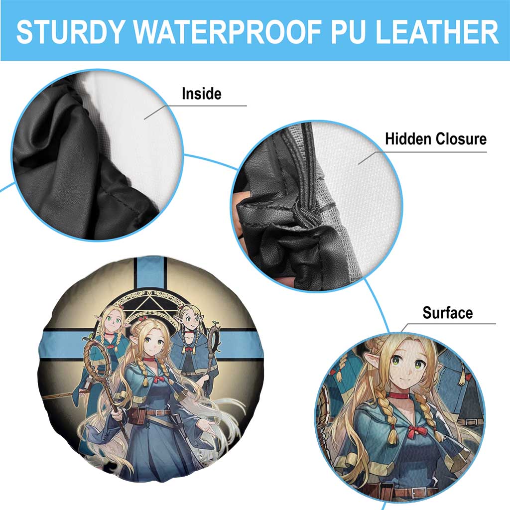 Marcille Donato Elf Mage Spare Tire Cover Fantasy Anime Illustration Style