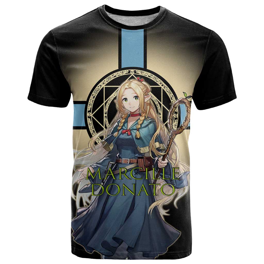 Marcille Donato Elf Mage T Shirt Fantasy Anime Illustration Style
