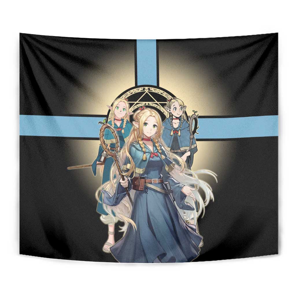 Marcille Donato Elf Mage Tapestry Fantasy Anime Illustration Style