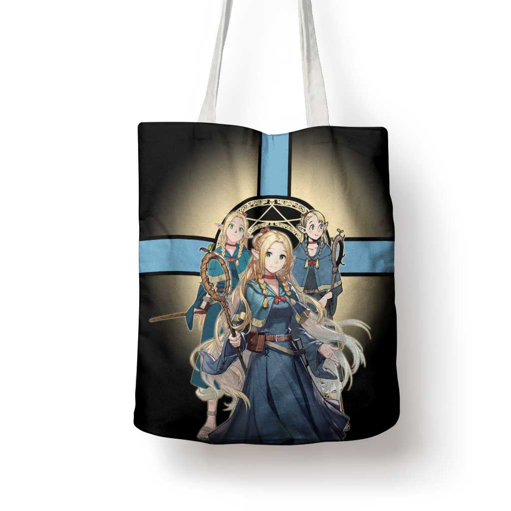 Marcille Donato Elf Mage Tote Bag Fantasy Anime Illustration Style