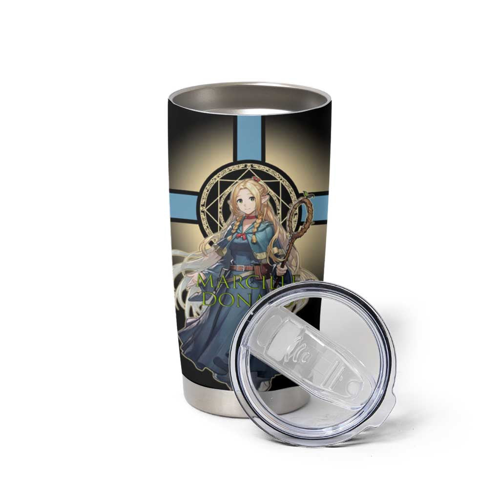 Marcille Donato Elf Mage Tumbler Cup Fantasy Anime Illustration Style