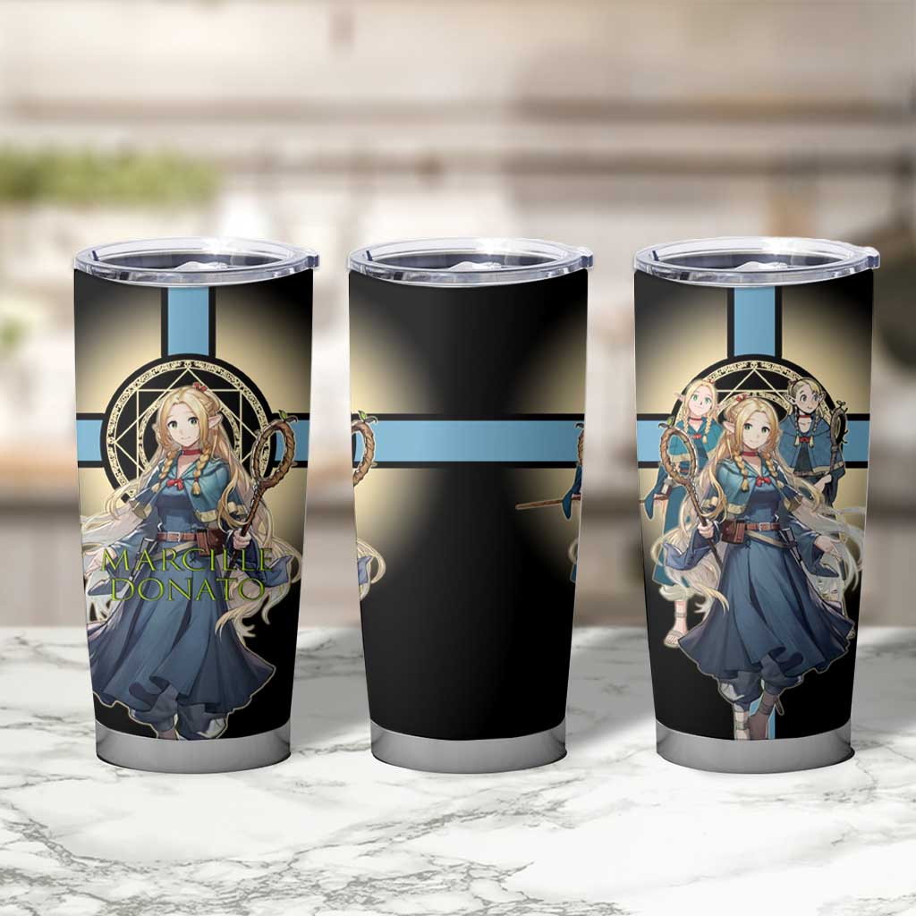 Marcille Donato Elf Mage Tumbler Cup Fantasy Anime Illustration Style