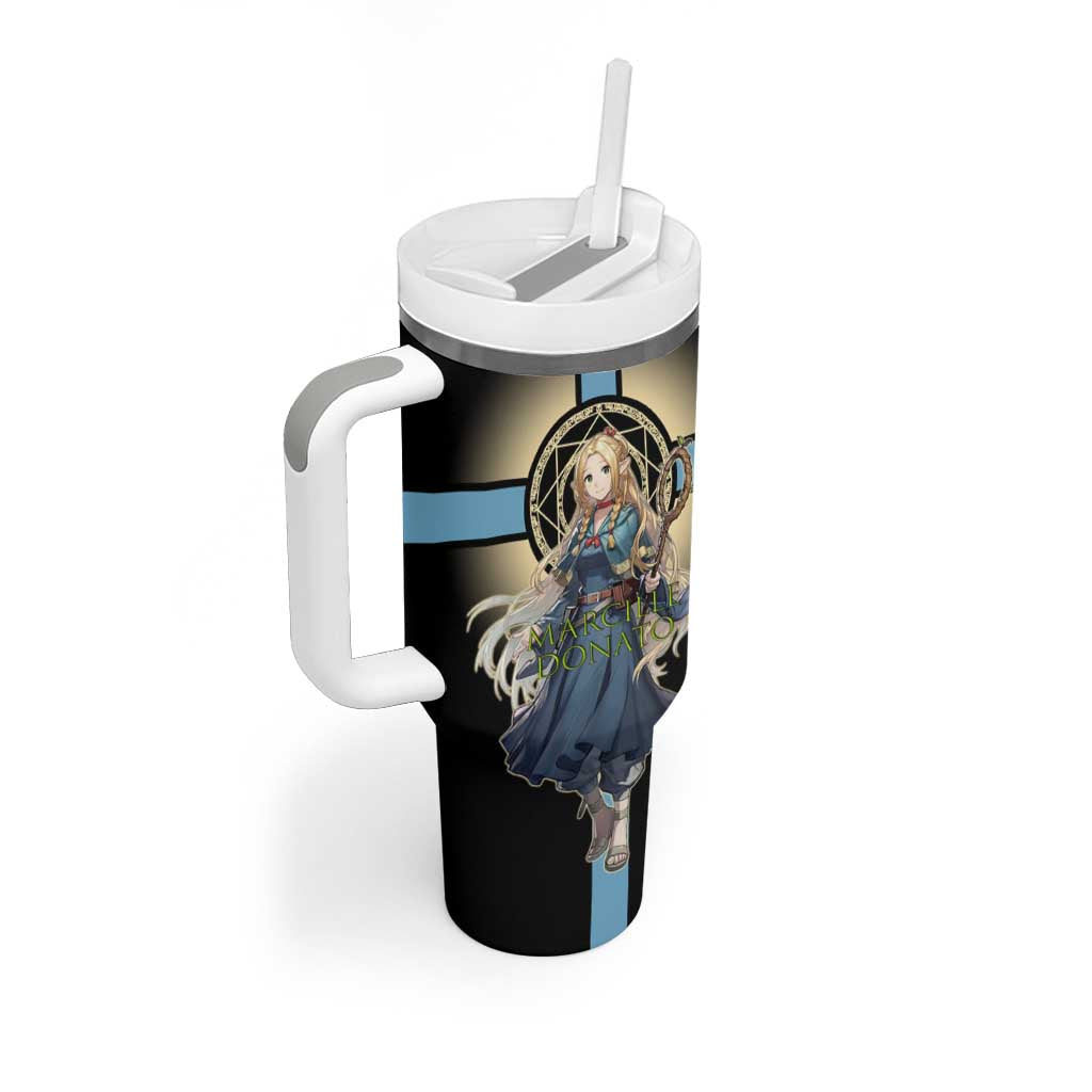 Marcille Donato Elf Mage Tumbler With Handle Fantasy Anime Illustration Style