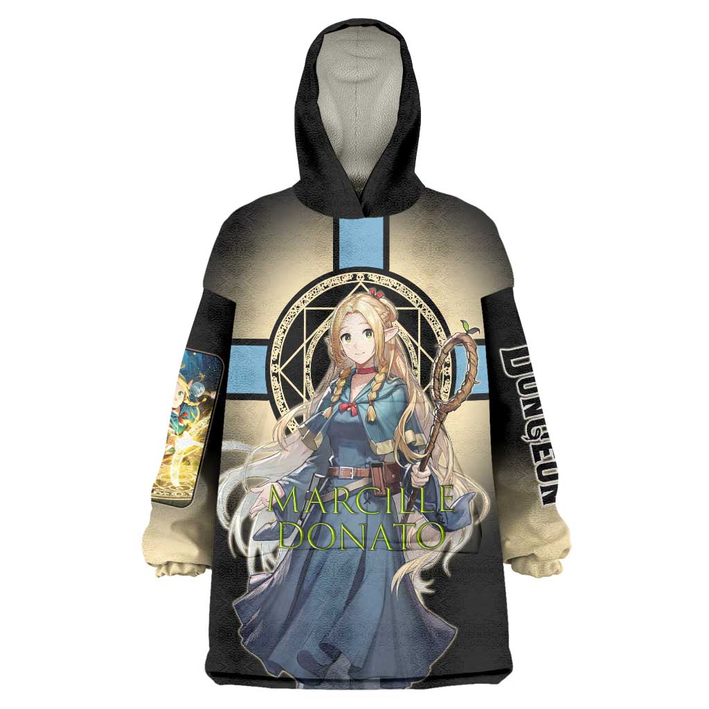 Marcille Donato Elf Mage Wearable Blanket Hoodie Fantasy Anime Illustration Style