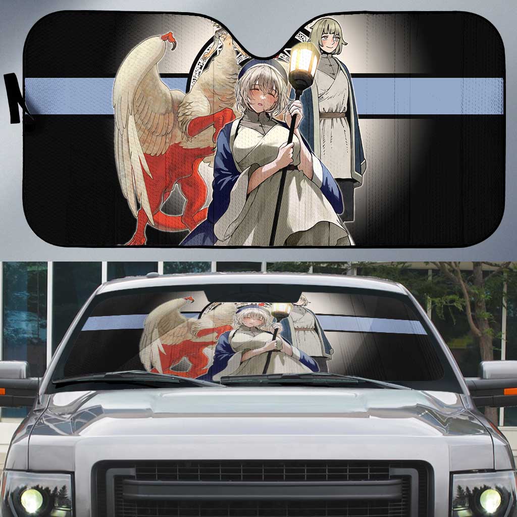 Falin Touden Lightbearer Auto Sun Shade Fantasy Anime Illustration Style