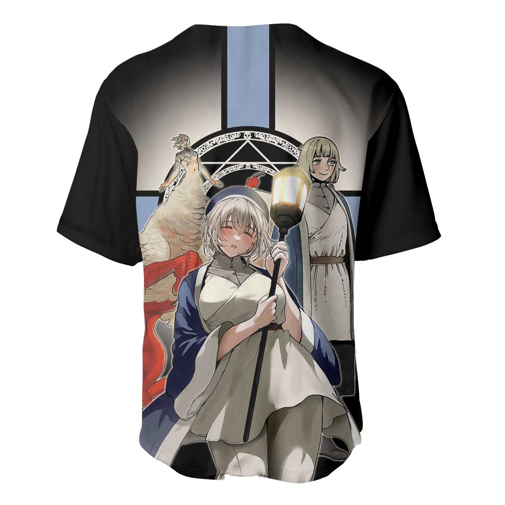 Falin Touden Lightbearer Baseball Jersey Fantasy Anime Illustration Style