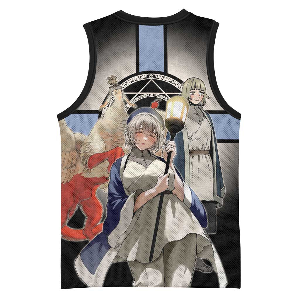 Falin Touden Lightbearer Basketball Jersey Fantasy Anime Illustration Style
