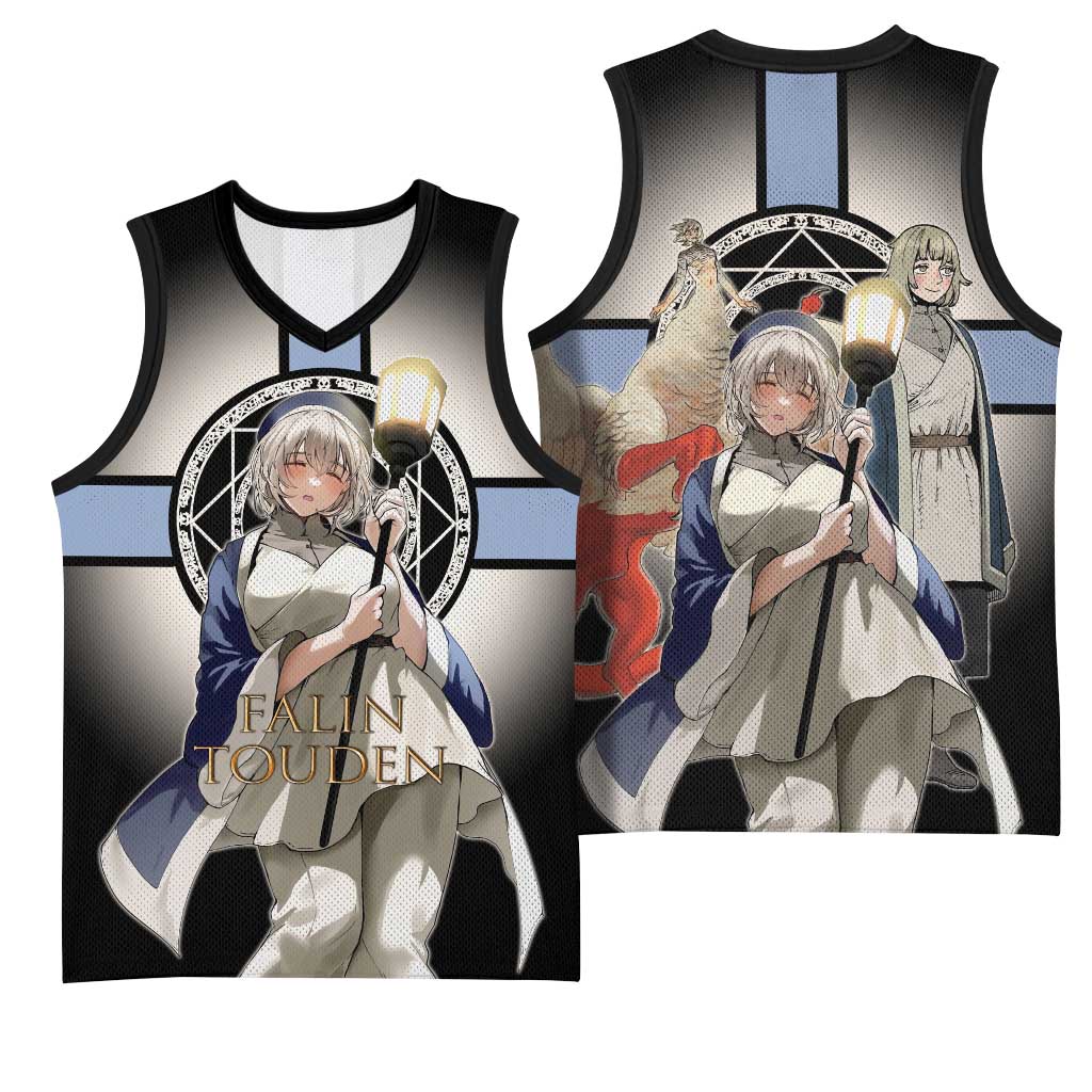 Falin Touden Lightbearer Basketball Jersey Fantasy Anime Illustration Style