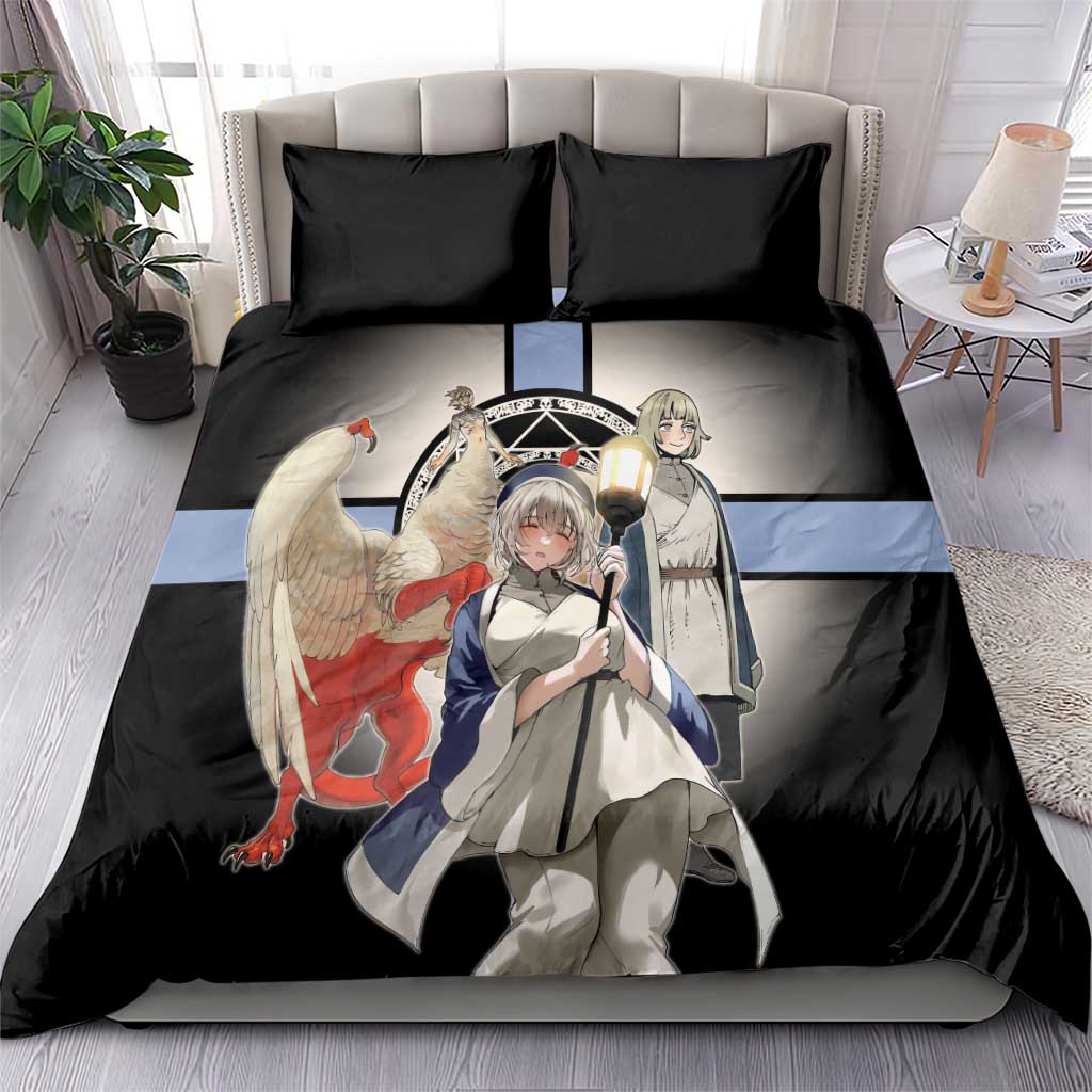 Falin Touden Lightbearer Bedding Set Fantasy Anime Illustration Style