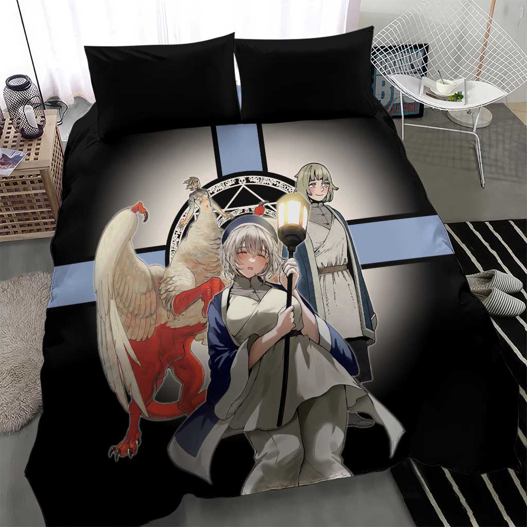 Falin Touden Lightbearer Bedding Set Fantasy Anime Illustration Style
