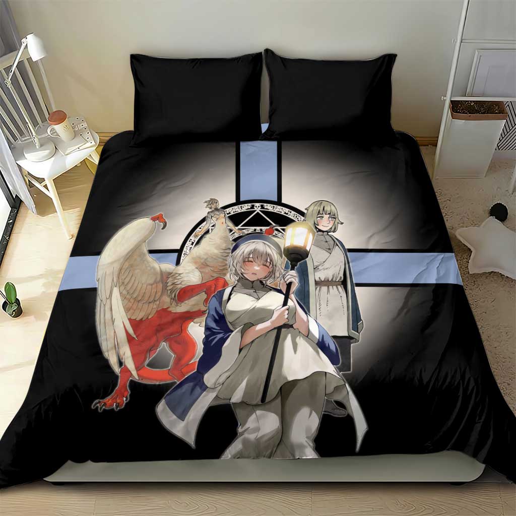Falin Touden Lightbearer Bedding Set Fantasy Anime Illustration Style
