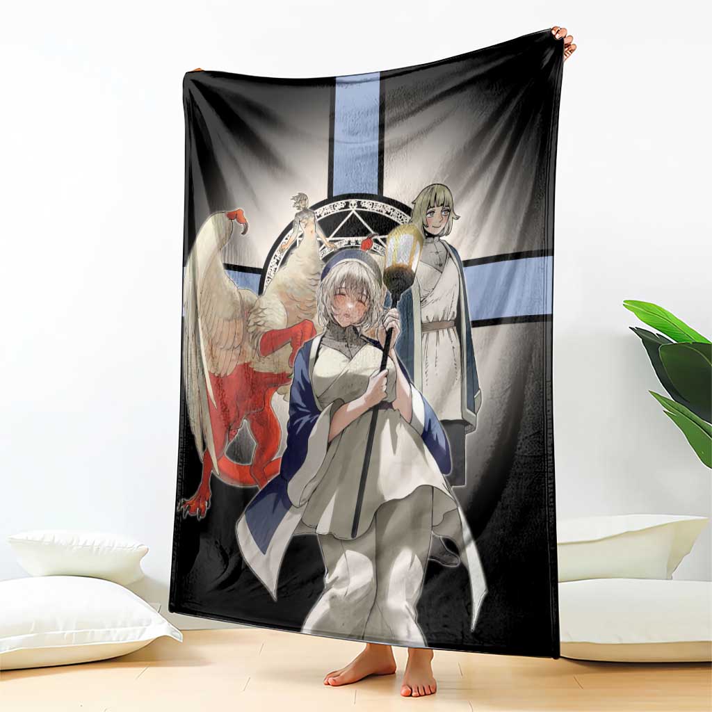 Falin Touden Lightbearer Blanket Fantasy Anime Illustration Style