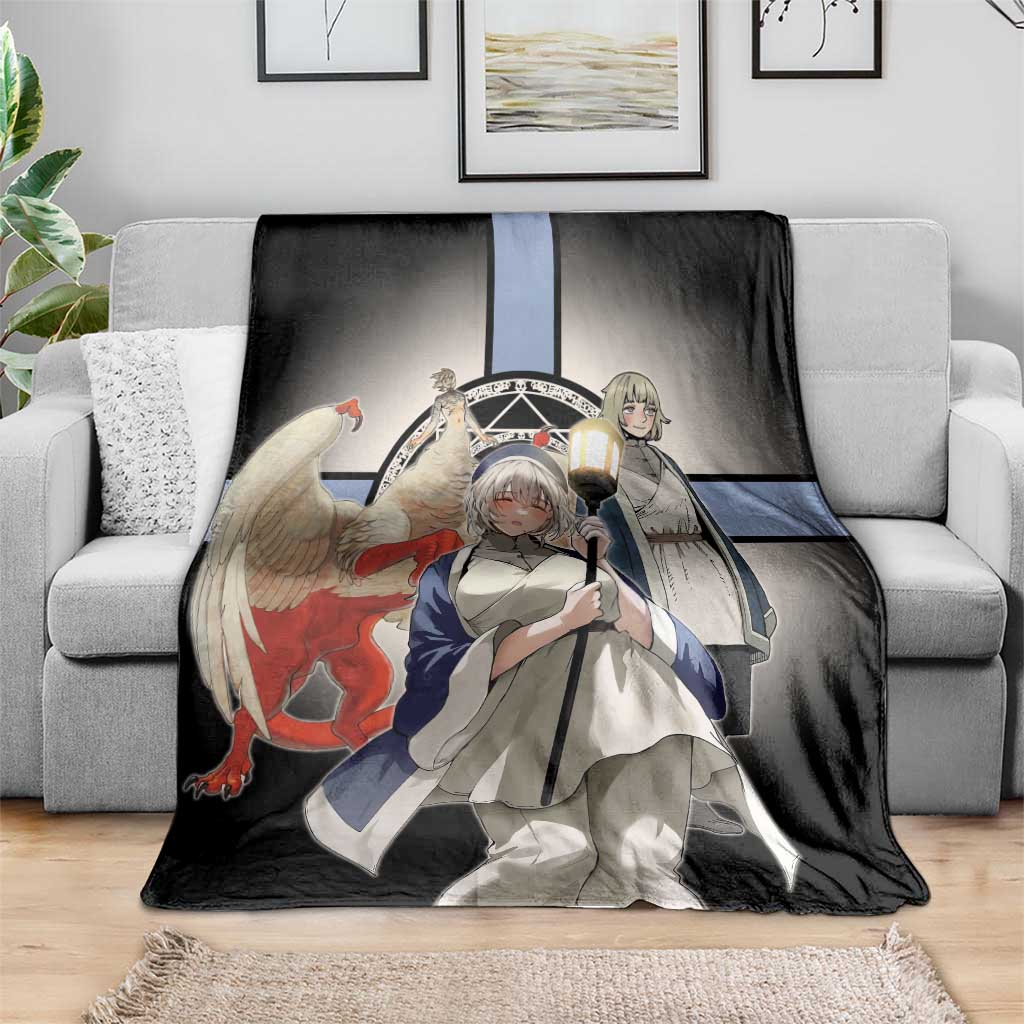 Falin Touden Lightbearer Blanket Fantasy Anime Illustration Style