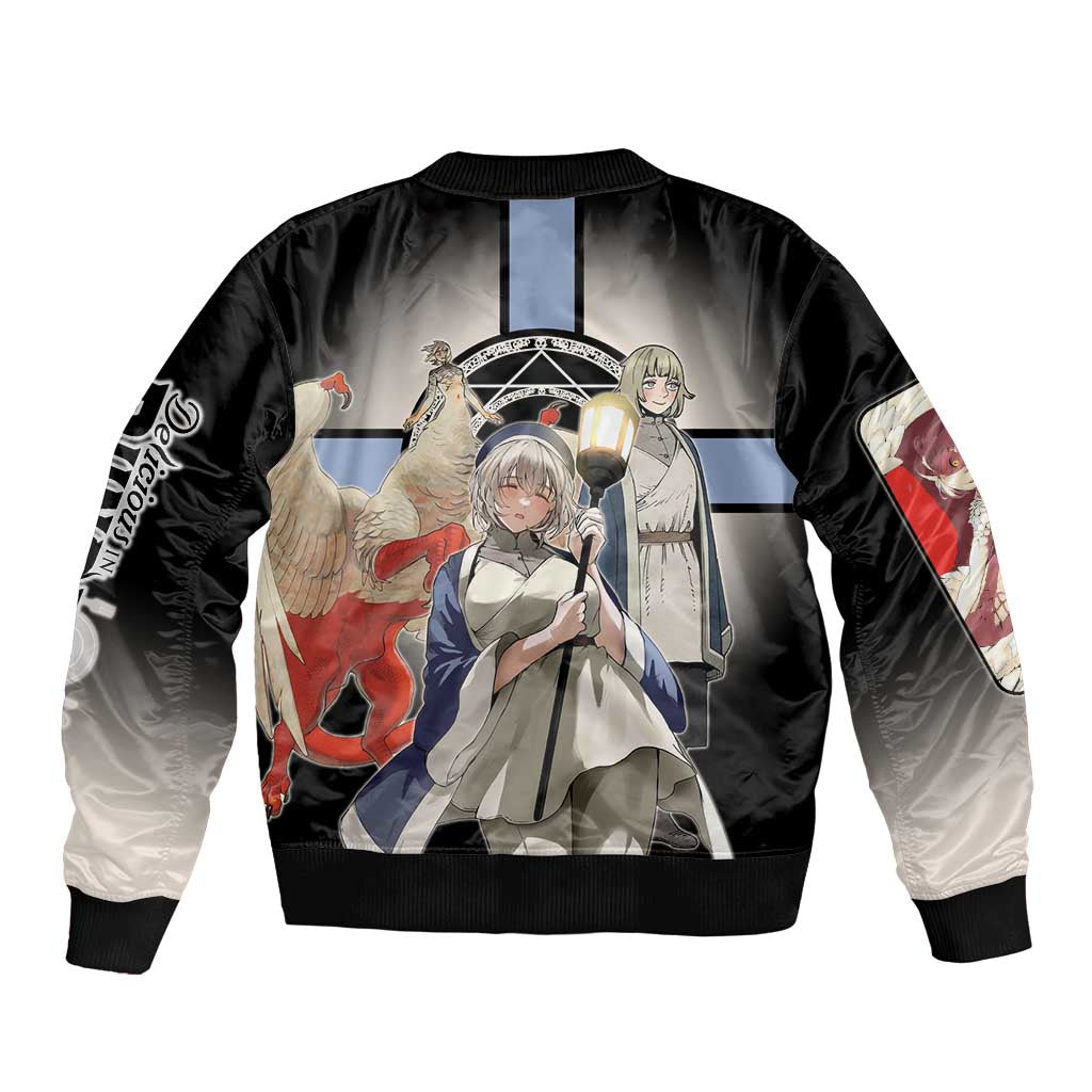 Falin Touden Lightbearer Bomber Jacket Fantasy Anime Illustration Style