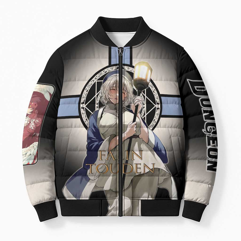 Falin Touden Lightbearer Bomber Puffer Jacket Fantasy Anime Illustration Style