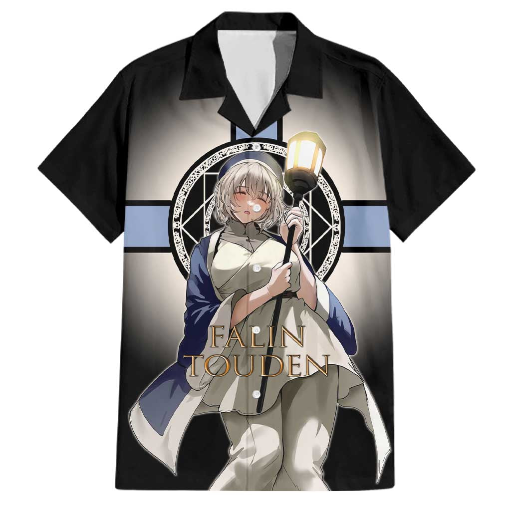 Falin Touden Lightbearer Family Matching Summer Maxi Dress and Hawaiian Shirt Fantasy Anime Illustration Style