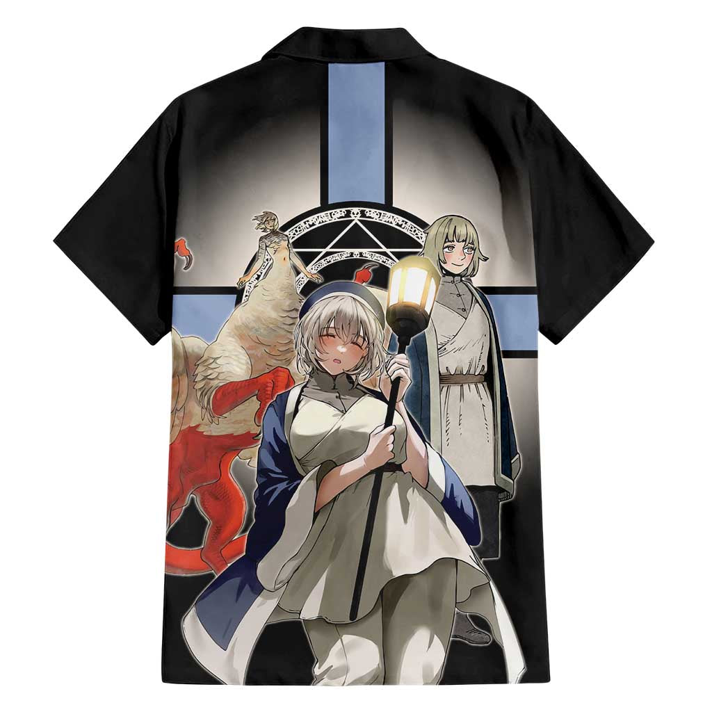 Falin Touden Lightbearer Family Matching Summer Maxi Dress and Hawaiian Shirt Fantasy Anime Illustration Style