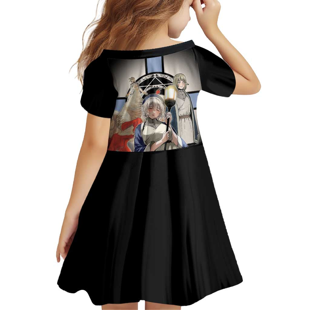 Falin Touden Lightbearer Family Matching Tank Maxi Dress and Hawaiian Shirt Fantasy Anime Illustration Style
