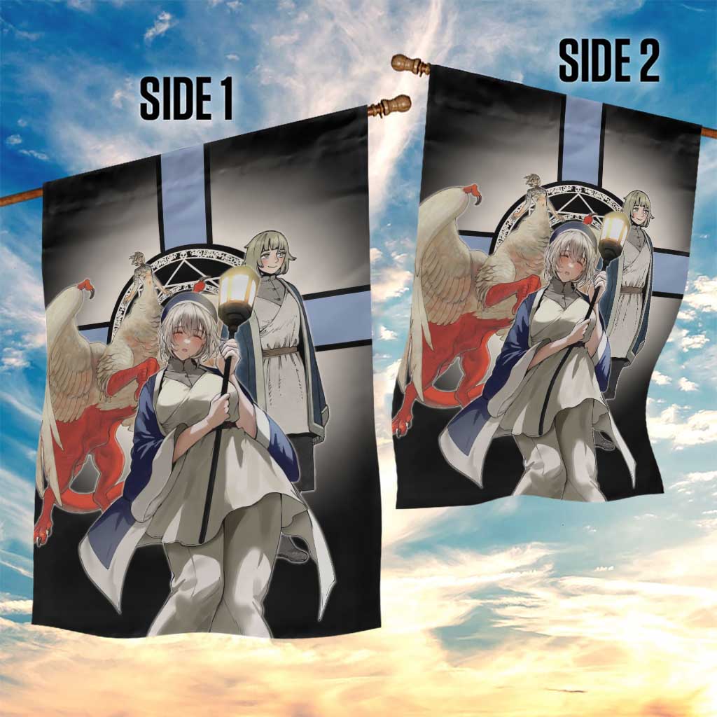 Falin Touden Lightbearer Garden Flag Fantasy Anime Illustration Style