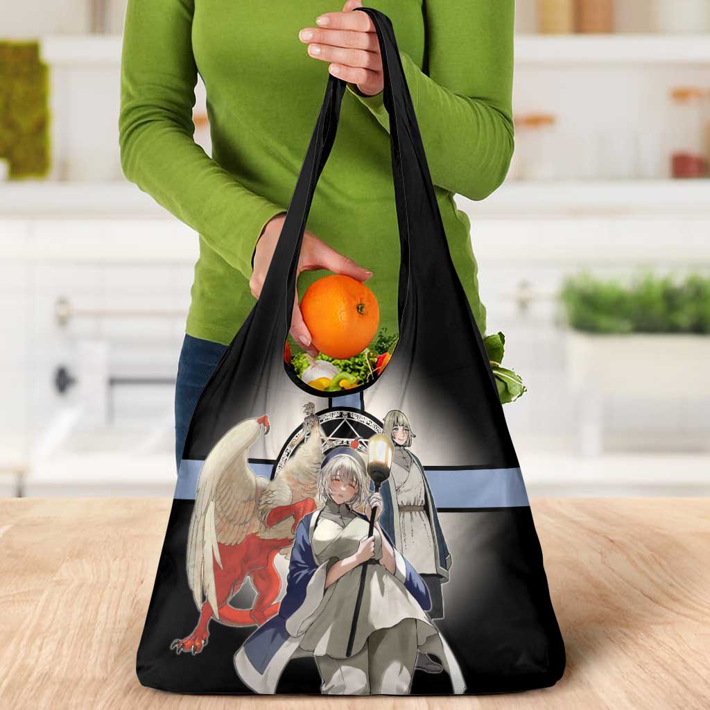 Falin Touden Lightbearer Grocery Bag Fantasy Anime Illustration Style