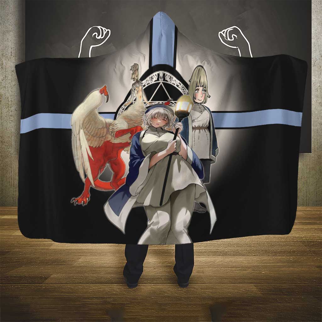 Falin Touden Lightbearer Hooded Blanket Fantasy Anime Illustration Style