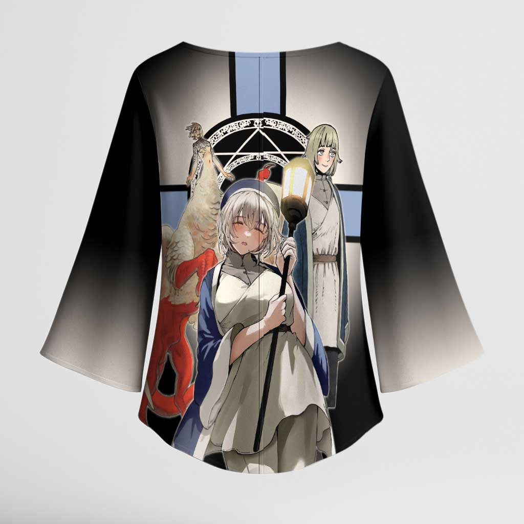 Falin Touden Lightbearer Kimono Sleeve Blouse Fantasy Anime Illustration Style