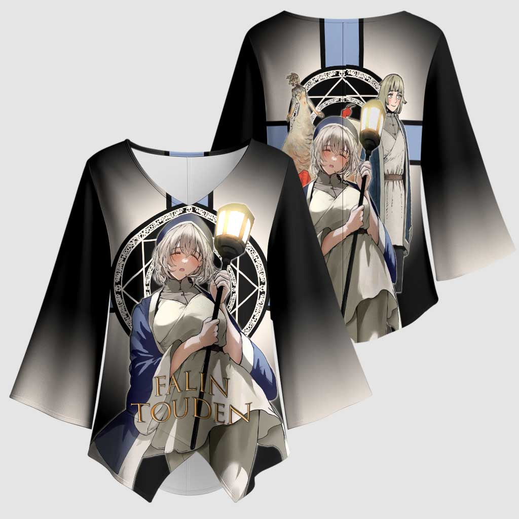 Falin Touden Lightbearer Kimono Sleeve Blouse Fantasy Anime Illustration Style