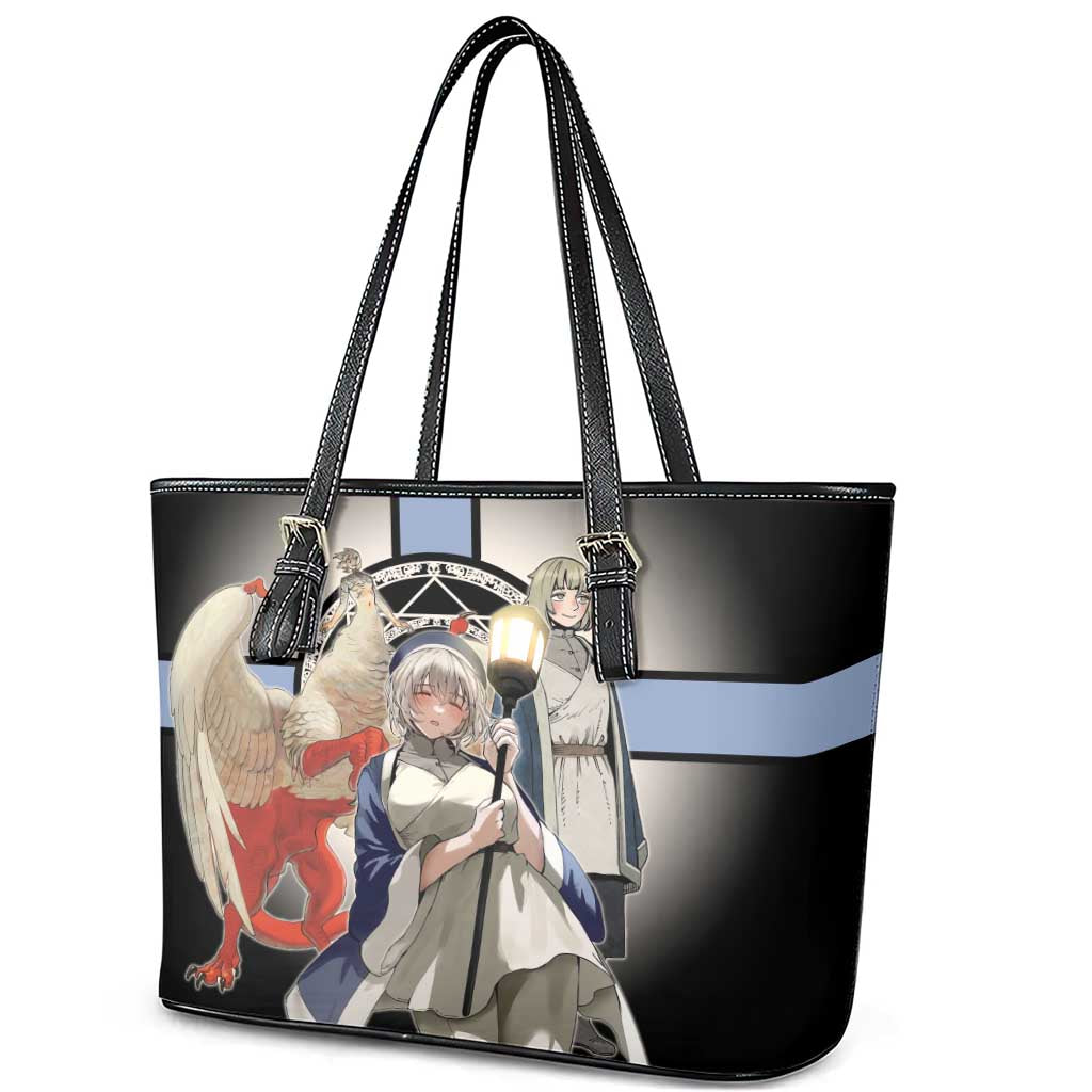 Falin Touden Lightbearer Leather Tote Bag Fantasy Anime Illustration Style