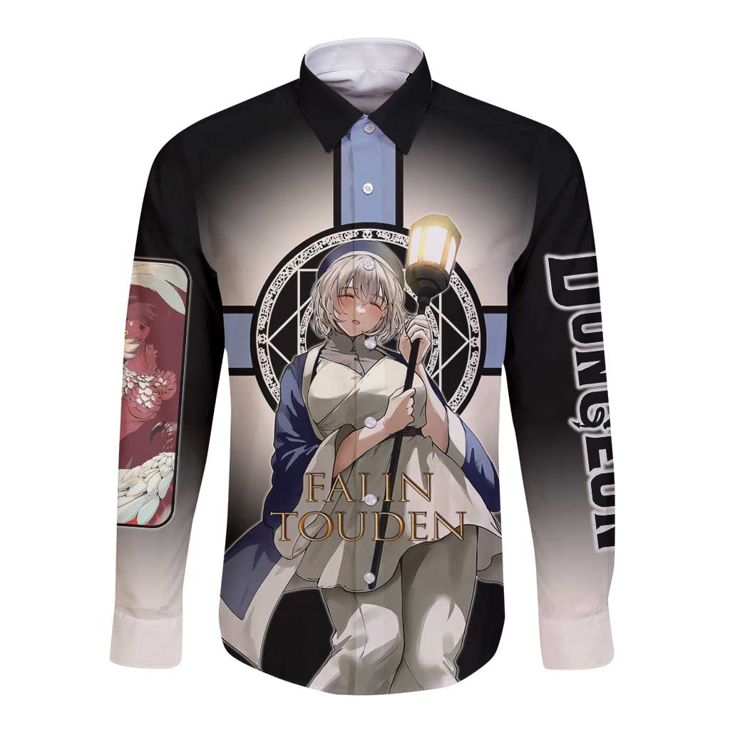 Falin Touden Lightbearer Long Sleeve Button Shirt Fantasy Anime Illustration Style