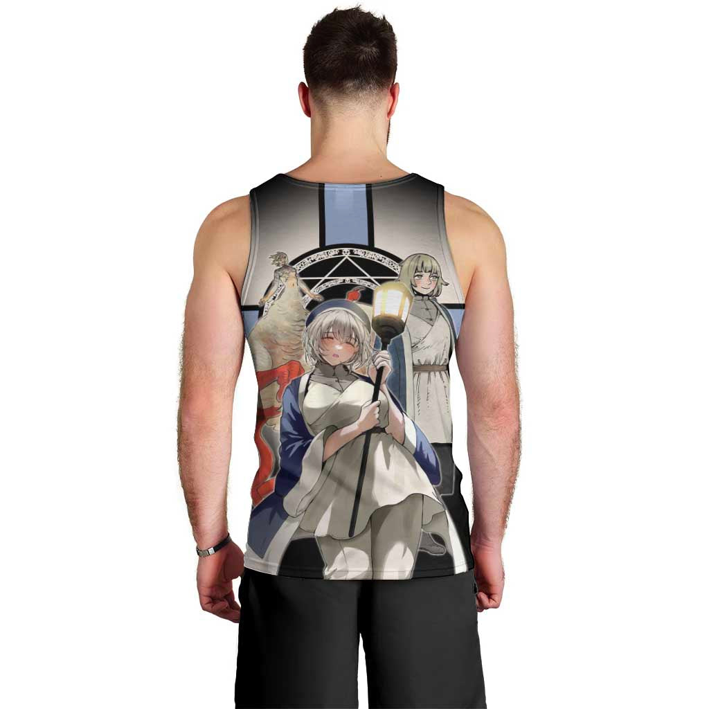 Falin Touden Lightbearer Men Tank Top Fantasy Anime Illustration Style