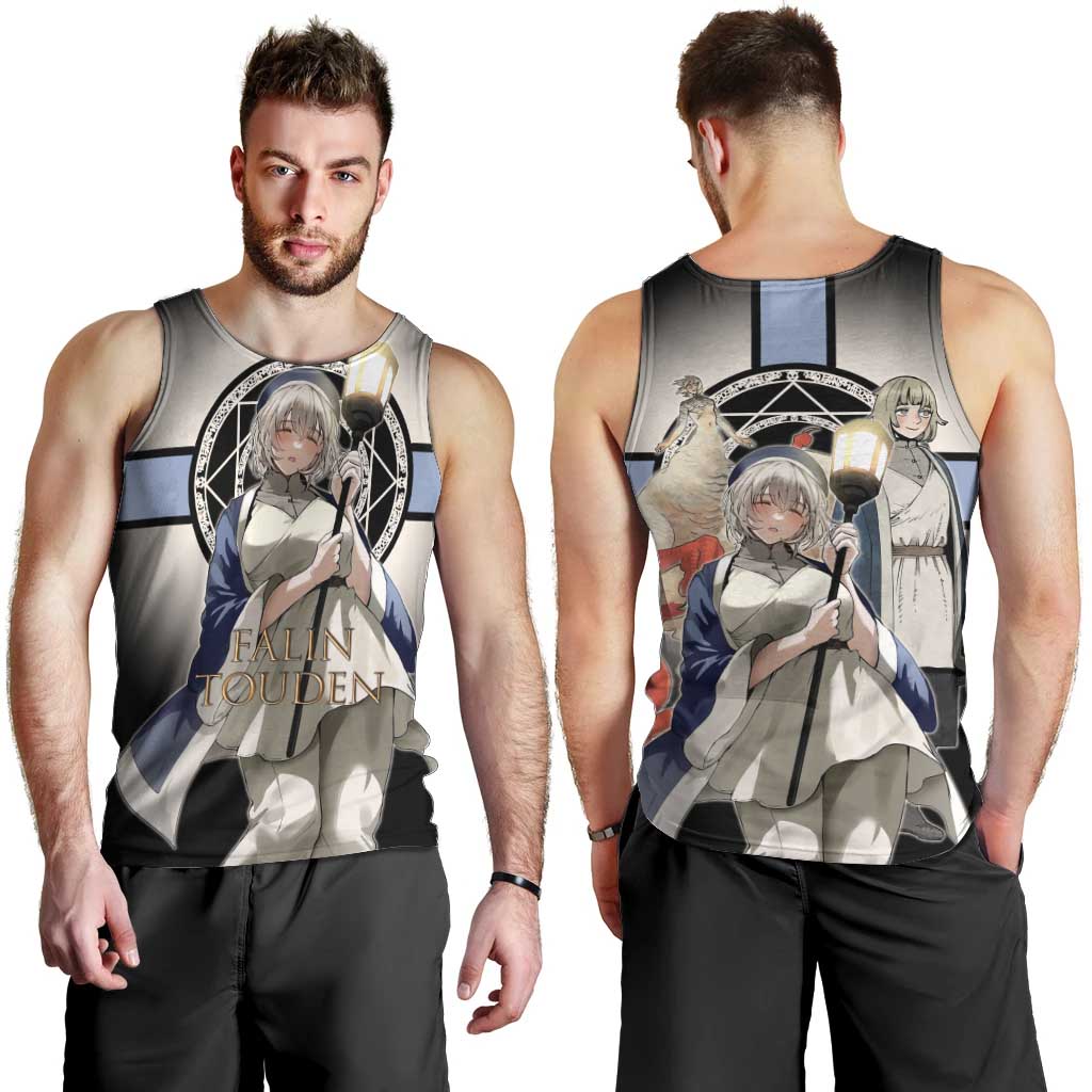 Falin Touden Lightbearer Men Tank Top Fantasy Anime Illustration Style