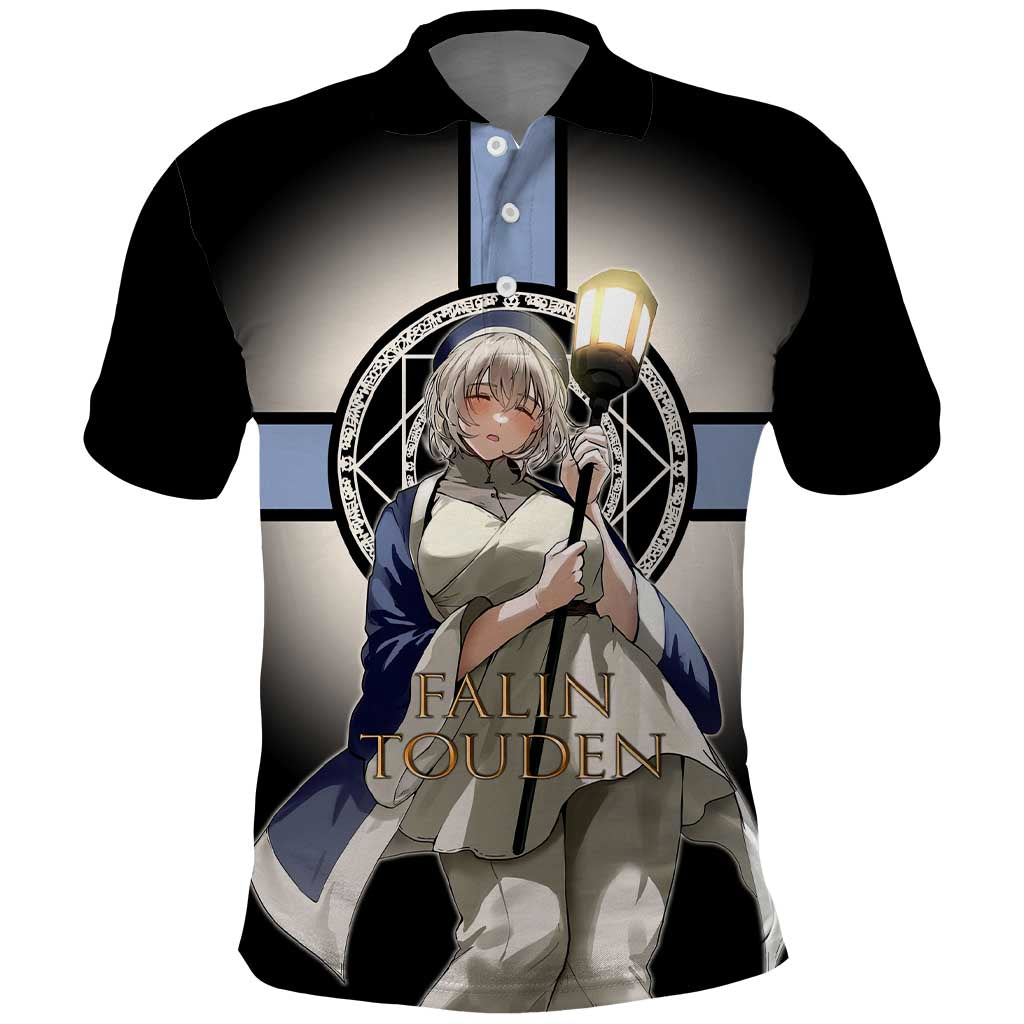 Falin Touden Lightbearer Polo Shirt Fantasy Anime Illustration Style