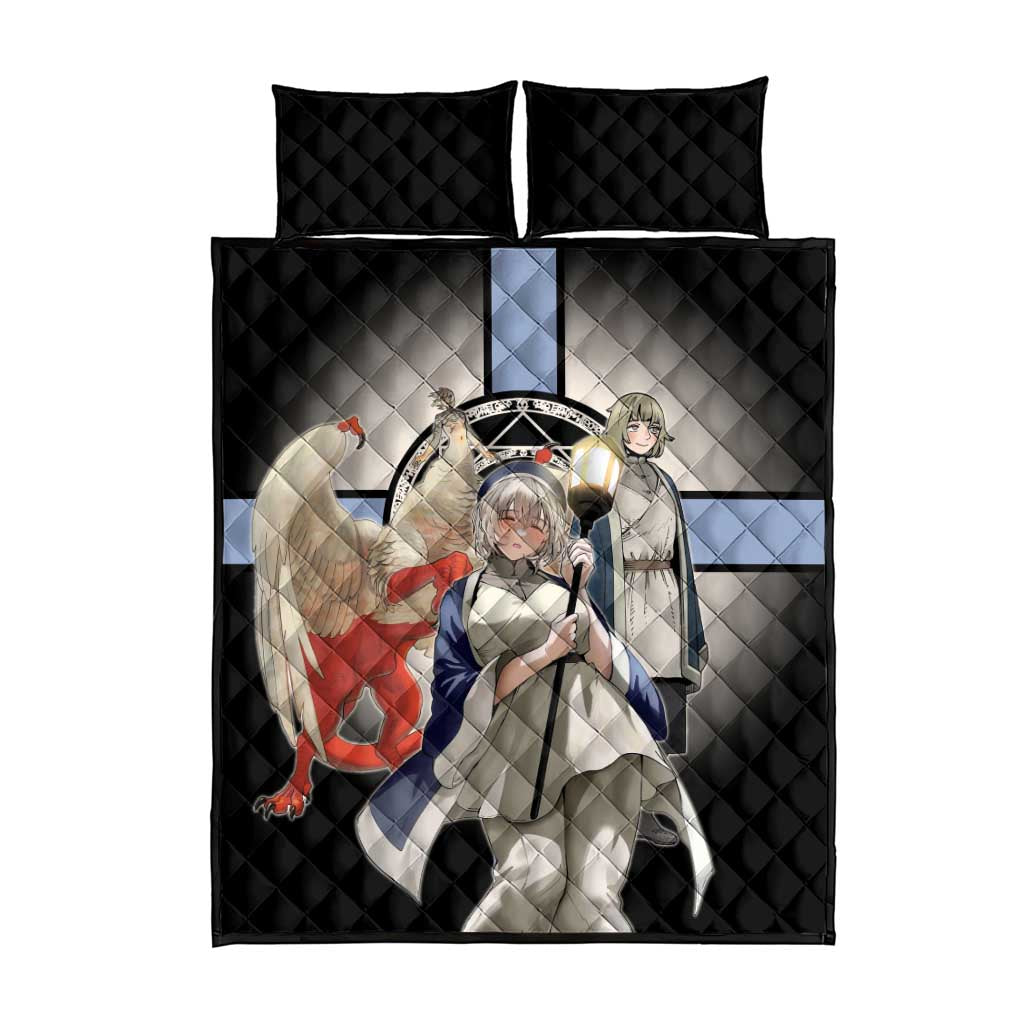 Falin Touden Lightbearer Quilt Bed Set Fantasy Anime Illustration Style