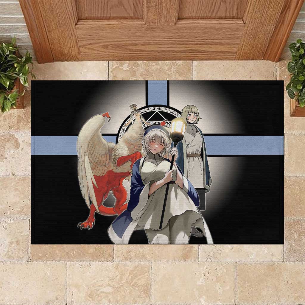 Falin Touden Lightbearer Rubber Doormat Fantasy Anime Illustration Style