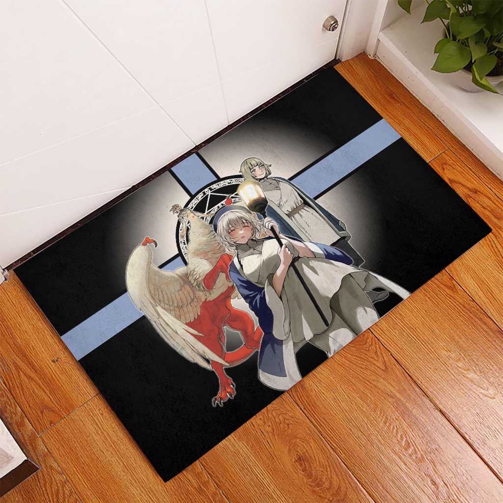 Falin Touden Lightbearer Rubber Doormat Fantasy Anime Illustration Style