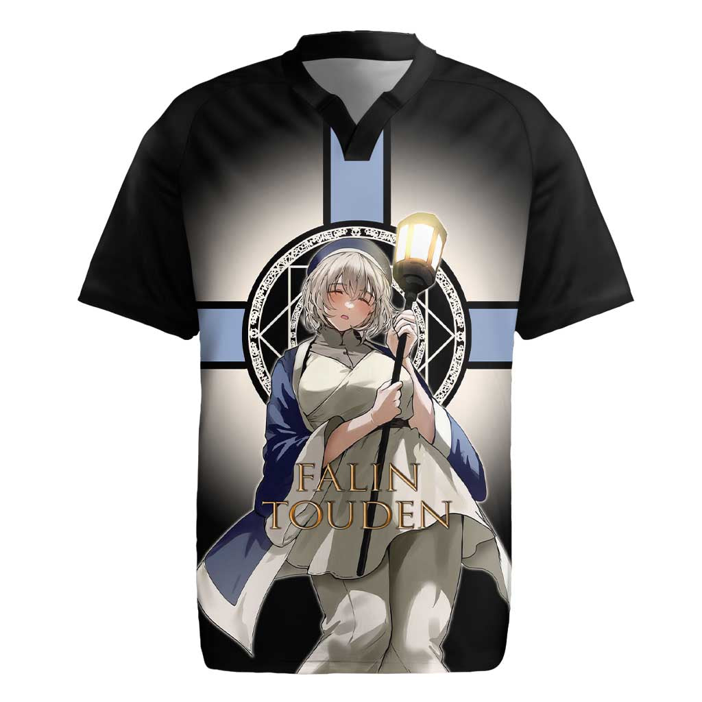 Falin Touden Lightbearer Rugby Jersey Fantasy Anime Illustration Style