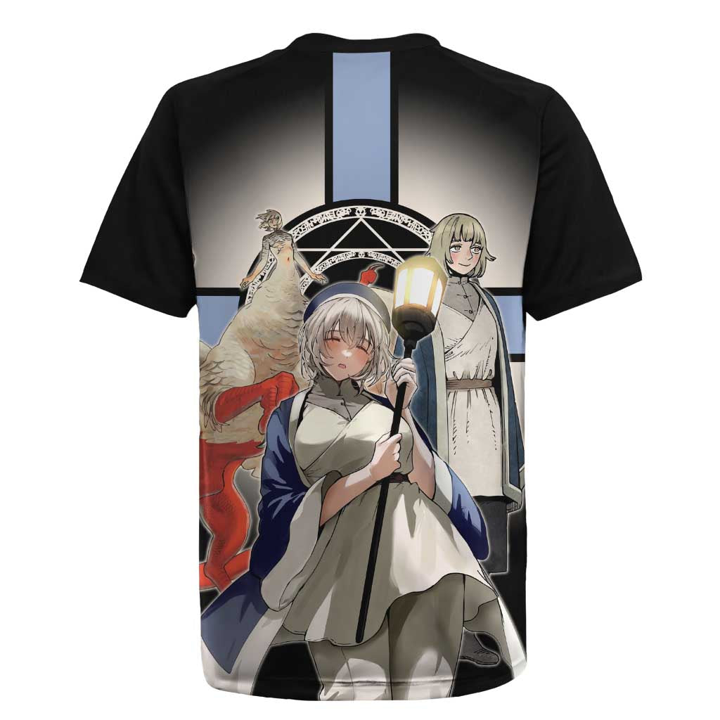 Falin Touden Lightbearer Rugby Jersey Fantasy Anime Illustration Style