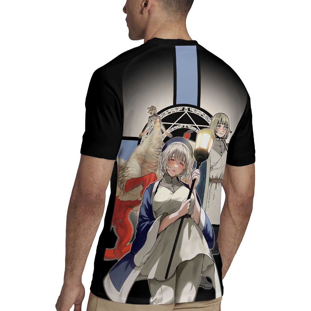 Falin Touden Lightbearer Rugby Jersey Fantasy Anime Illustration Style
