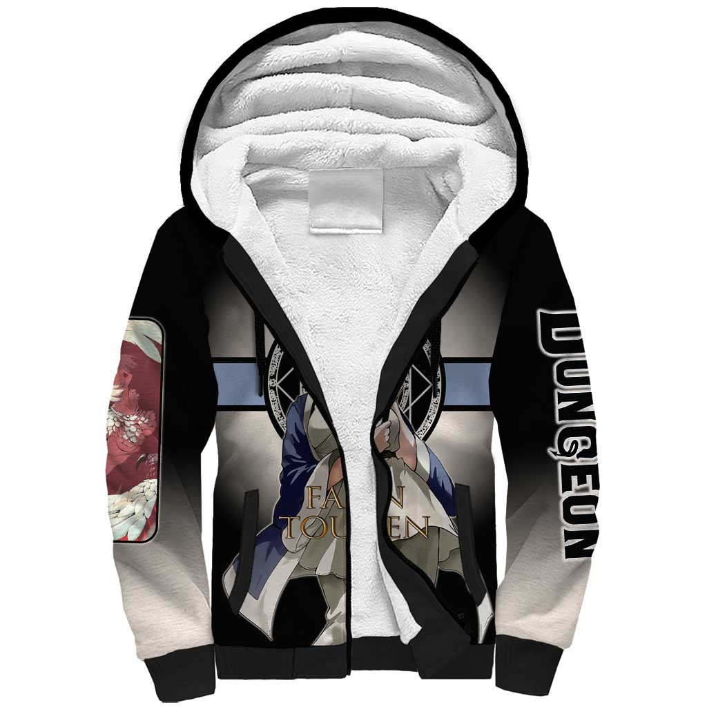 Falin Touden Lightbearer Sherpa Hoodie Fantasy Anime Illustration Style