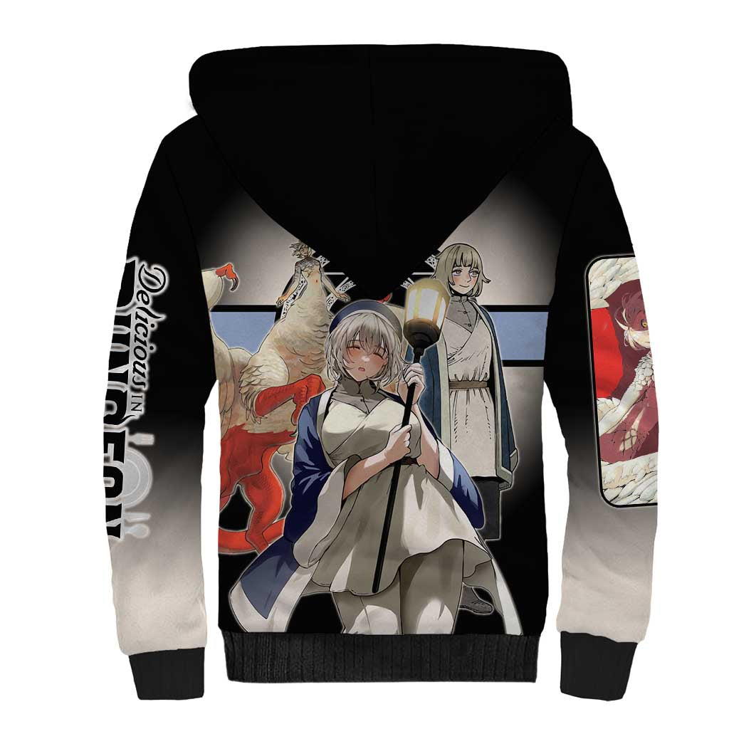 Falin Touden Lightbearer Sherpa Hoodie Fantasy Anime Illustration Style