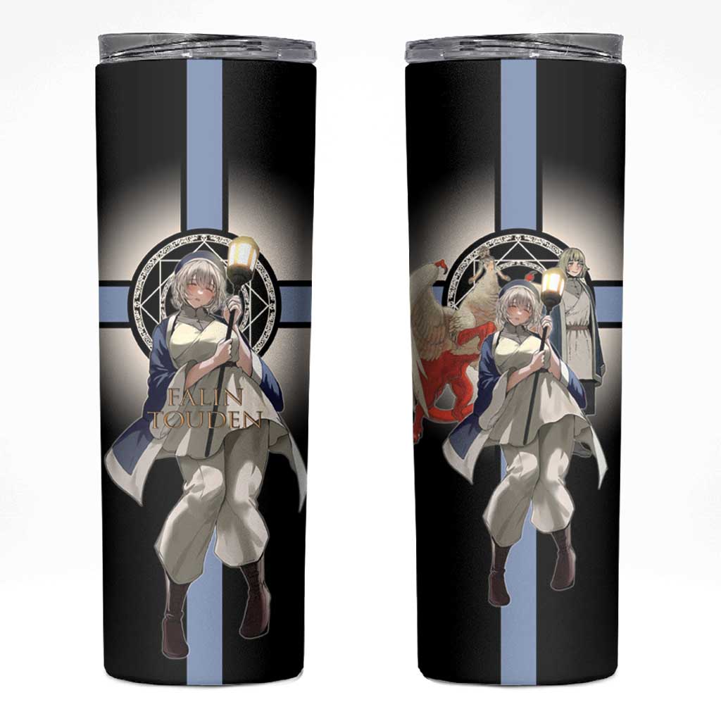 Falin Touden Lightbearer Skinny Tumbler Fantasy Anime Illustration Style