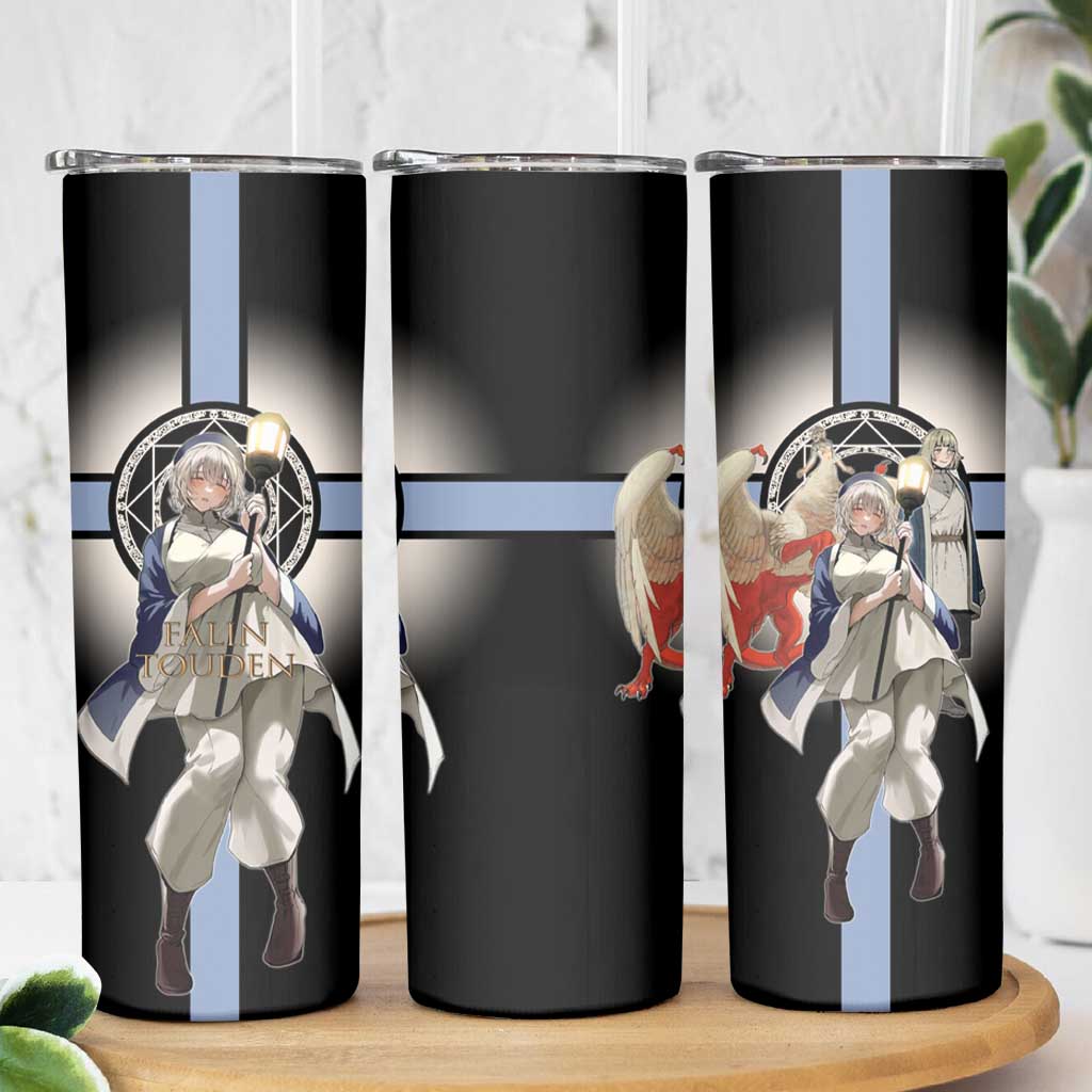 Falin Touden Lightbearer Skinny Tumbler Fantasy Anime Illustration Style
