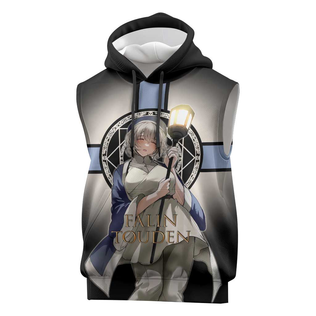 Falin Touden Lightbearer Sleeveless Hoodie Fantasy Anime Illustration Style