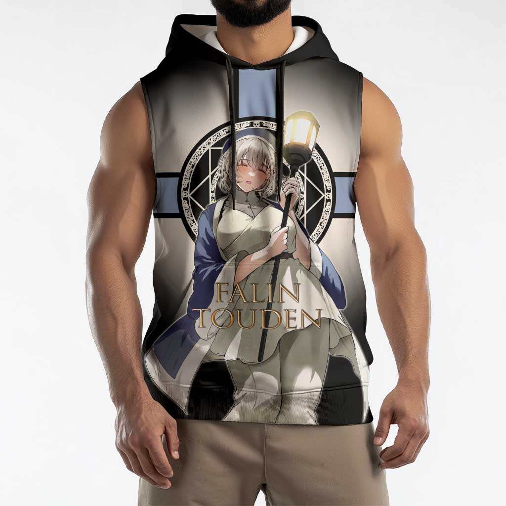 Falin Touden Lightbearer Sleeveless Hoodie Fantasy Anime Illustration Style