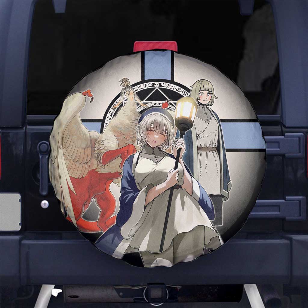 Falin Touden Lightbearer Spare Tire Cover Fantasy Anime Illustration Style