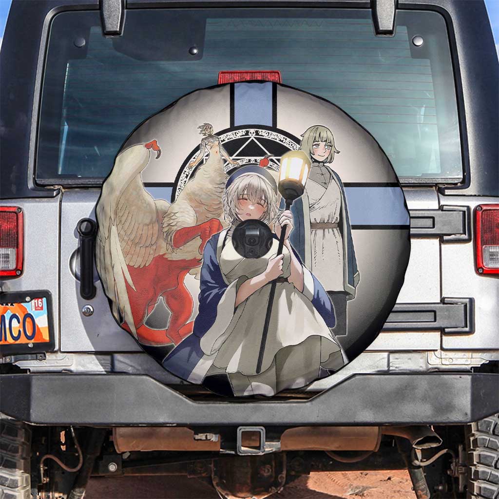 Falin Touden Lightbearer Spare Tire Cover Fantasy Anime Illustration Style